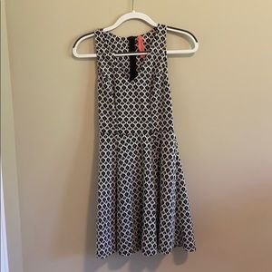 black and white pattern dress bought from belk
